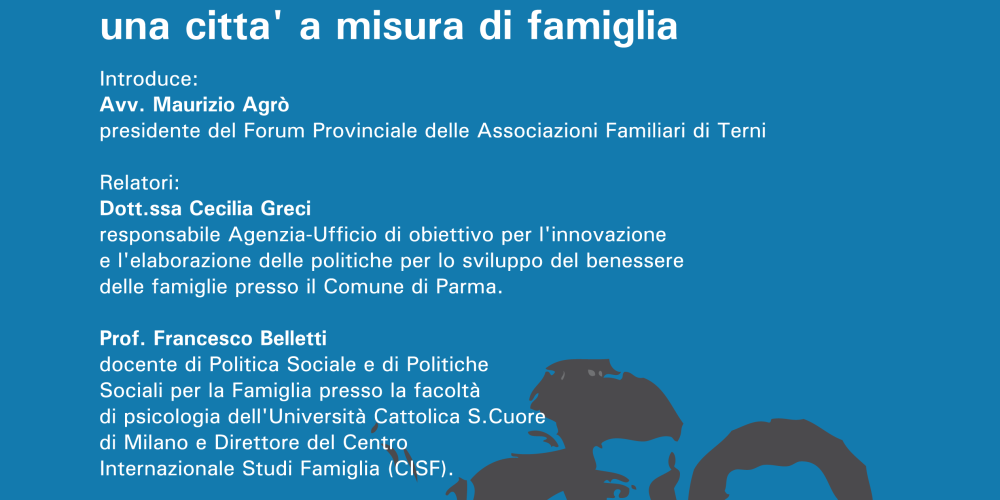 Una città a misura di famiglia